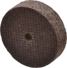 Cratex - 1" Diam x 1/8" Hole x 1/4" Thick, 54 Grit Surface Grinding Wheel - Aluminum Oxide, Type 1, Coarse Grade, 54,240 Max RPM, No Recess - Exact Tool & Supply