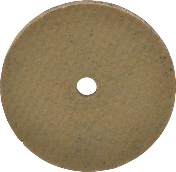 Cratex - 1" Diam x 1/8" Hole x 1/16" Thick, 80 Grit Surface Grinding Wheel - Aluminum Oxide, Type 1, Medium Grade, 36,290 Max RPM, No Recess - Exact Tool & Supply