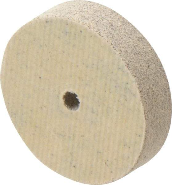 Cratex - 1" Diam x 1/8" Hole x 1/4" Thick, 80 Grit Surface Grinding Wheel - Aluminum Oxide, Type 1, Medium Grade, 36,290 Max RPM, No Recess - Exact Tool & Supply