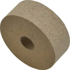 Cratex - 1" Diam x 3/8" Thick Unmounted Buffing Wheel - 1/4" Arbor Hole, Medium Grade - Exact Tool & Supply