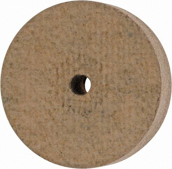 Cratex - 1" Diam x 1/8" Hole x 1/4" Thick, 120 Grit Surface Grinding Wheel - Aluminum Oxide, Type 1, Fine Grade, 36,290 Max RPM, No Recess - Exact Tool & Supply