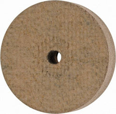 Cratex - 1" Diam x 1/8" Hole x 1/4" Thick, 120 Grit Surface Grinding Wheel - Aluminum Oxide, Type 1, Fine Grade, 36,290 Max RPM, No Recess - Exact Tool & Supply