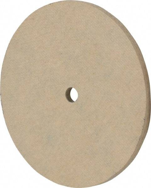 Cratex - 3" Diam x 1/4" Hole x 1/8" Thick, 120 Grit Surface Grinding Wheel - Aluminum Oxide, Type 1, Fine Grade, 12,095 Max RPM, No Recess - Exact Tool & Supply