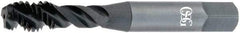 OSG - 5/16-18 UNC 3 Flute 3B Bottoming Spiral Flute Tap - Vanadium High Speed Steel, TiCN Finish, 2-23/32" OAL, Right Hand Flute, Right Hand Thread, H3, Series 303 - Exact Tool & Supply