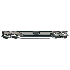 ‎9/32″ × 3/8″ × 11/16″ × 3-3/8″ RHS / RHC HSS HSS Double End 4-Flute Center Cutting Finishing End Mill - TiN - Exact Tool & Supply