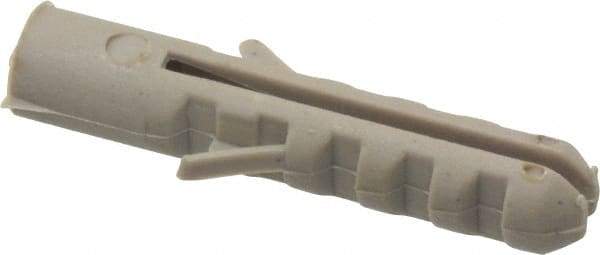 Value Collection - 5/16" Diam, 1-1/2" Long, Plug Drywall & Hollow Wall Anchor - 5/16" Drill, Nylon, Use in Drywall & Hollow Wall - Exact Tool & Supply