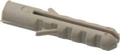 Value Collection - 5/16" Diam, 1-1/2" Long, Plug Drywall & Hollow Wall Anchor - 5/16" Drill, Nylon, Use in Drywall & Hollow Wall - Exact Tool & Supply