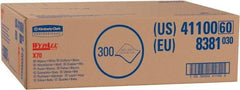 WypAll - X70 Dry Shop Towel/Industrial Wipes - 16-5/8" x 15" Sheet Size, White - Exact Tool & Supply