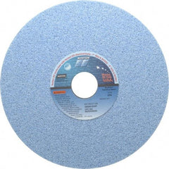 Norton - 8" Diam x 1-1/4" Hole x 1/2" Thick, G Hardness, 46 Grit Surface Grinding Wheel - Ceramic, Type 1, Coarse Grade, 3,105 Max RPM, Vitrified Bond, No Recess - Exact Tool & Supply