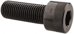 Holo-Krome - 1-1/4 - 7 UNC Hex Socket Drive, Socket Cap Screw - Alloy Steel, Black Oxide Finish, Fully Threaded, 3-1/2" Length Under Head - Exact Tool & Supply