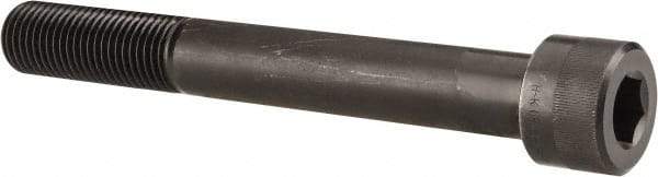 Holo-Krome - 1-1/4 - 7 UNC Hex Socket Drive, Socket Cap Screw - Alloy Steel, Black Oxide Finish, Partially Threaded, 10" Length Under Head - Exact Tool & Supply