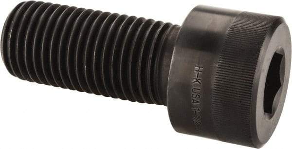 Holo-Krome - 1-1/2 - 6 UNC Hex Socket Drive, Socket Cap Screw - Alloy Steel, Black Oxide Finish, Fully Threaded, 3-1/2" Length Under Head - Exact Tool & Supply