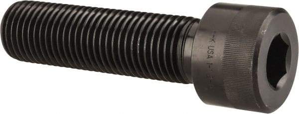 Holo-Krome - 1-1/2 - 6 UNC Hex Socket Drive, Socket Cap Screw - Alloy Steel, Black Oxide Finish, Partially Threaded, 5-1/2" Length Under Head - Exact Tool & Supply