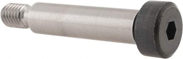 Holo-Krome - 10mm Shoulder Diam x 40mm Shoulder Length, M8x1.25 Metric Coarse, Hex Socket Shoulder Screw - 12.9 Alloy Steel, Uncoated, 6.78 to 7mm Head Height x 15.73 to 16mm Head Diam - Exact Tool & Supply