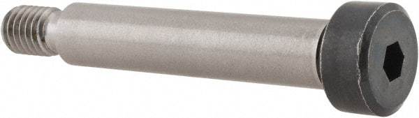 Holo-Krome - 10mm Shoulder Diam x 50mm Shoulder Length, M8x1.25 Metric Coarse, Hex Socket Shoulder Screw - 12.9 Alloy Steel, Uncoated, 6.78 to 7mm Head Height x 15.73 to 16mm Head Diam - Exact Tool & Supply