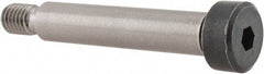 Holo-Krome - 10mm Shoulder Diam x 50mm Shoulder Length, M8x1.25 Metric Coarse, Hex Socket Shoulder Screw - 12.9 Alloy Steel, Uncoated, 6.78 to 7mm Head Height x 15.73 to 16mm Head Diam - Exact Tool & Supply