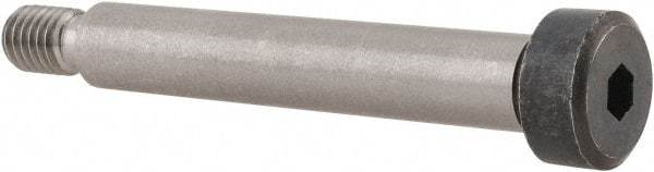 Holo-Krome - 10mm Shoulder Diam x 60mm Shoulder Length, M8x1.25 Metric Coarse, Hex Socket Shoulder Screw - 12.9 Alloy Steel, Uncoated, 6.78 to 7mm Head Height x 15.73 to 16mm Head Diam - Exact Tool & Supply