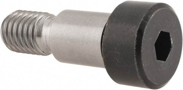 Holo-Krome - 12mm Shoulder Diam x 16mm Shoulder Length, M10x1.5 Metric Coarse, Hex Socket Shoulder Screw - 12.9 Alloy Steel, Uncoated, 8.78 to 90mm Head Height x 17.73 to 18mm Head Diam - Exact Tool & Supply