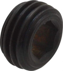Holo-Krome - 7/16-20 UNF, 7/32" OAL, Socket Jam Screw - 7/32" Hex Key, Alloy Steel, Uncoated - Exact Tool & Supply