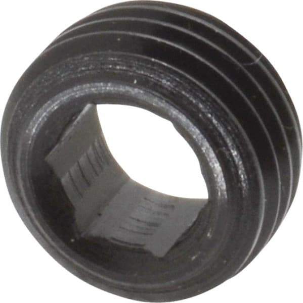 Holo-Krome - 1/2-20 UNF, 1/4" OAL, Socket Jam Screw - 1/4" Hex Key, Alloy Steel, Uncoated - Exact Tool & Supply