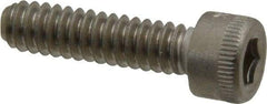 Holo-Krome - #10-24 UNC Hex Socket Drive, Socket Cap Screw - Grade 18-8 Stainless Steel, Uncoated, Fully Threaded, 3/4" Length Under Head - Exact Tool & Supply