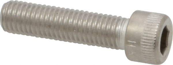 Holo-Krome - 1/4-28 UNF Hex Socket Drive, Socket Cap Screw - Grade 18-8 Stainless Steel, Uncoated, Fully Threaded, 1" Length Under Head - Exact Tool & Supply