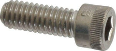 Holo-Krome - 5/16-18 UNC Hex Socket Drive, Socket Cap Screw - Grade 18-8 Stainless Steel, Uncoated, Fully Threaded, 7/8" Length Under Head - Exact Tool & Supply