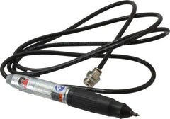 Universal Tool - 21,000 BPM, 90 psi, 1/8 NPT Inlet, Air Engraving Pen - 48" Long Hose, 6.2 bar Air Pressure, Includes Air Scribe with Carbide Stylus - Exact Tool & Supply