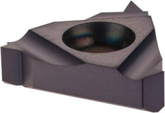 Iscar - 16IR Internal Right Hand 14 NPT Laydown Threading Insert - Grade IC908, TiAlN Coated Carbide, 9.53mm Inscribed Circle - Exact Tool & Supply