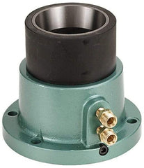 Eagle Rock - Series 5C Step, 2" Collet Capacity, Horizontal Standard Collet Holding Fixture - Air Activated, 5-1/2" Base Diam Width, 4-3/4" High - Exact Tool & Supply