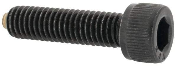 Made in USA - #10-32 UNF Hex Socket Drive, Socket Cap Screw - Alloy Steel, Black Oxide Finish, Fully Threaded, 3/4" Length Under Head - Exact Tool & Supply