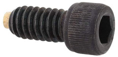 Made in USA - 1/4-20 UNC Hex Socket Drive, Socket Cap Screw - Alloy Steel, Black Oxide Finish, Fully Threaded, 1/2" Length Under Head - Exact Tool & Supply