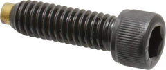 Made in USA - 5/16-18 UNC Hex Socket Drive, Socket Cap Screw - Alloy Steel, Black Oxide Finish, Fully Threaded, 1" Length Under Head - Exact Tool & Supply