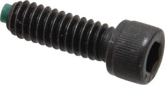 Made in USA - 1/4-20 UNC Hex Socket Drive, Socket Cap Screw - Alloy Steel, Black Oxide Finish, Fully Threaded, 3/4" Length Under Head - Exact Tool & Supply