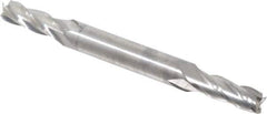 Niagara Cutter - 13/64", 1/2" LOC, 1/4" Shank Diam, 2-1/2" OAL, 4 Flute, Solid Carbide Square End Mill - Double End, Uncoated, Spiral Flute, 30° Helix, Centercutting, Right Hand Cut, Right Hand Flute, Series CSD430 - Exact Tool & Supply