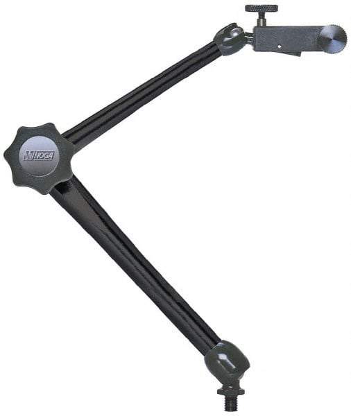 Noga - Fine Adjustment Indicator Positioner & Holder - 12-1/2 Inch Overall Length - Exact Tool & Supply