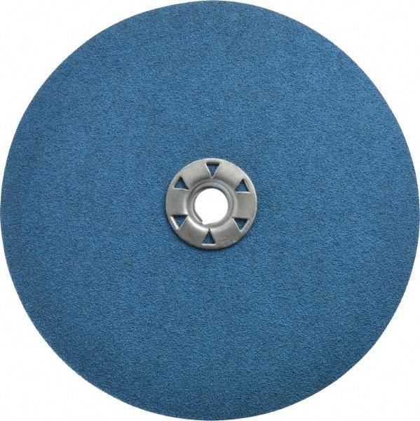 Norton - 7" Diam 60 Grit Fiber Disc - Medium Grade, Zirconia Alumina, Series F826 - Exact Tool & Supply