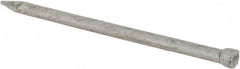 Value Collection - 4D, 15 Gauge, 1-1/2" OAL Finishing Nails - Smooth Shank, Grade 2 Steel, Galvanized Finish - Exact Tool & Supply