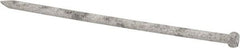 Value Collection - 12D, 12 Gauge, 3-1/4" OAL Finishing Nails - Smooth Shank, Grade 2 Steel, Galvanized Finish - Exact Tool & Supply