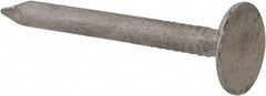 Value Collection - 11 Gauge, 1-1/4" OAL Roofing Nails - Ring Shank, Grade 2 Steel, Galvanized Finish - Exact Tool & Supply