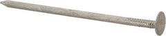Value Collection - 11 Gauge, 3" OAL Roofing Nails - Ring Shank, Grade 2 Steel, Galvanized Finish - Exact Tool & Supply