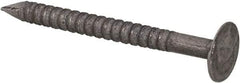 Value Collection - 13 Gauge, 1-1/4" OAL Underlayment Nails - Annular Thread Shank, Grade 2 Steel, Uncoated - Exact Tool & Supply