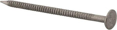 Value Collection - 13 Gauge, 2" OAL Underlayment Nails - Annular Thread Shank, Grade 2 Steel, Uncoated - Exact Tool & Supply