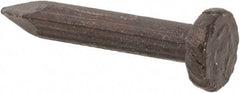 Value Collection - 2D, 9 Gauge, 1" OAL Masonry Nails - Fluted Shank, Grade 2 Steel, Uncoated - Exact Tool & Supply