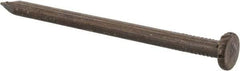 Value Collection - 9 Gauge, 2-1/2" OAL Masonry Nails - Fluted Shank, Grade 2 Steel, Uncoated - Exact Tool & Supply