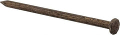 Value Collection - 9 Gauge, 3" OAL Masonry Nails - Fluted Shank, Grade 2 Steel, Uncoated - Exact Tool & Supply