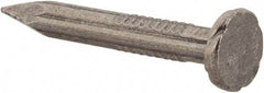 Value Collection - 9 Gauge, 1-1/4" OAL Masonry Nails - Fluted Shank, Grade 2 Steel, Uncoated - Exact Tool & Supply