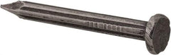 Value Collection - 9 Gauge, 1-1/2" OAL Masonry Nails - Fluted Shank, Grade 2 Steel, Uncoated - Exact Tool & Supply