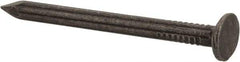 Value Collection - 9 Gauge, 2" OAL Masonry Nails - Fluted Shank, Grade 2 Steel, Uncoated - Exact Tool & Supply