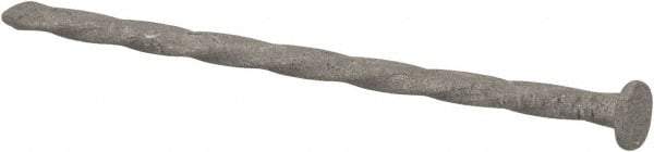 Value Collection - 8D, 11 Gauge, 2-1/2" OAL Decking Nails - Fluted Shank, Grade 2 Steel, Uncoated - Exact Tool & Supply